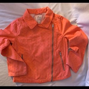 Girls polka a dot jacket